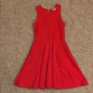 Lovely deep peach A-line dress